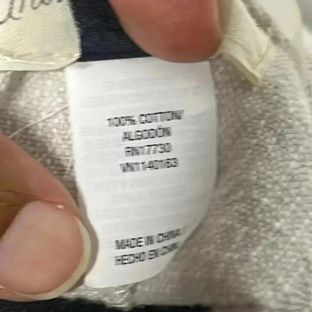 Universal Thread White Light Brown Colorblock Raw… - image 6